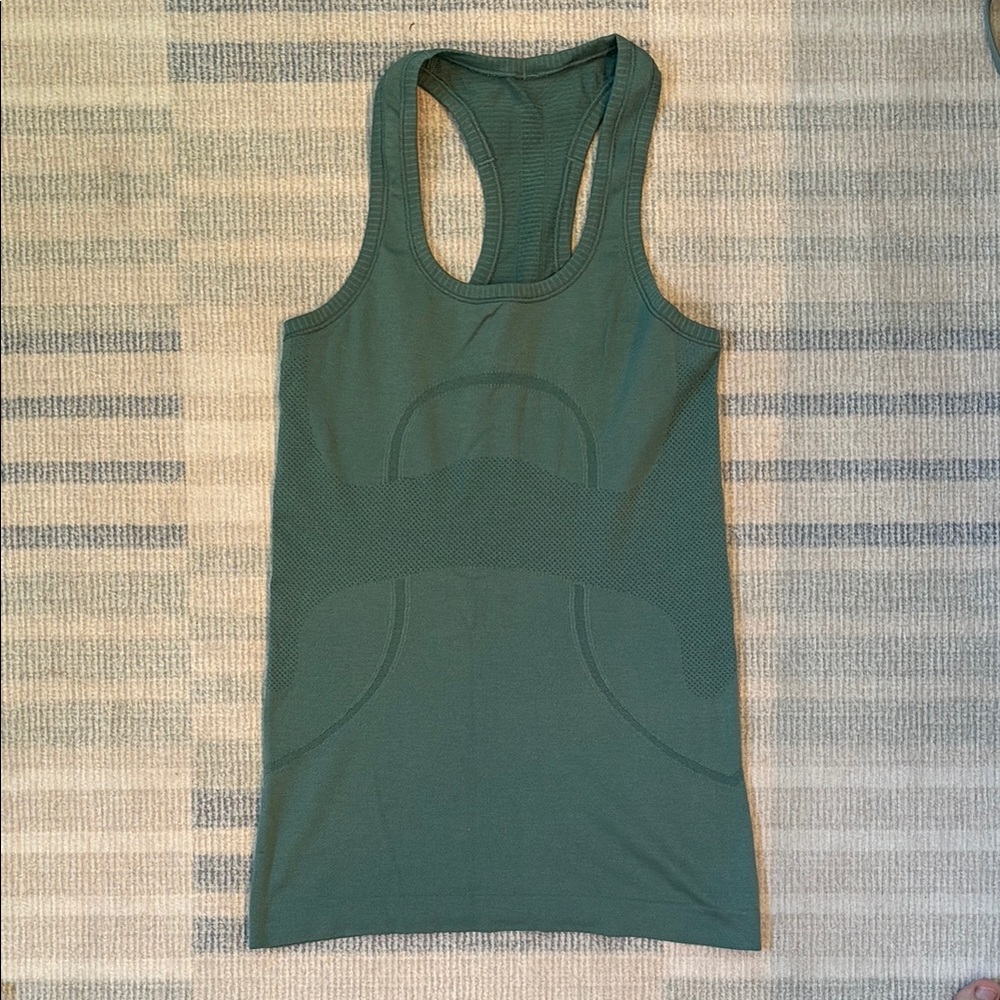 lululemon athletica Teal Racerback Tank Top